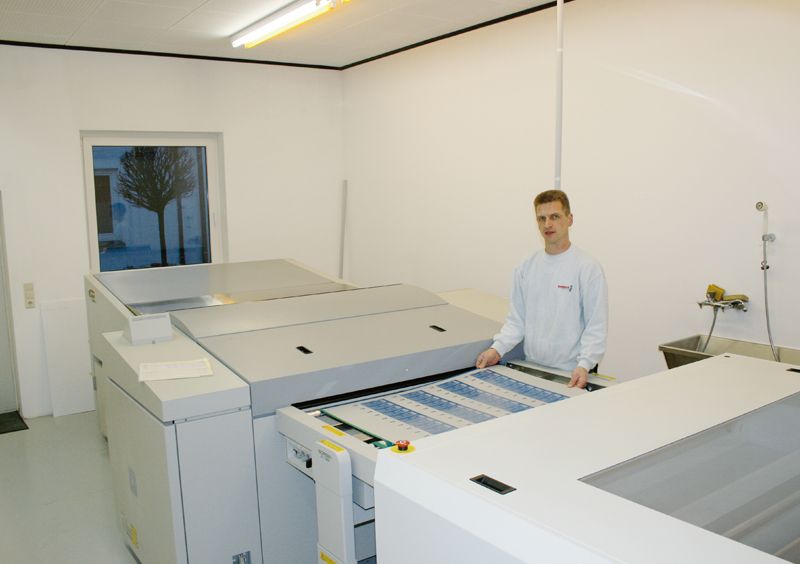  Bernd Rosebrock einer CTP-Druckplattanlage
