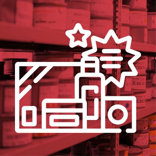 Smybolbild mit Icon Displays & Verpackung